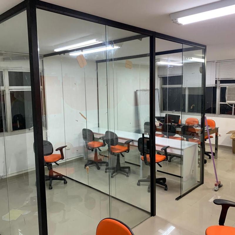 Vitrine de vidro temperado